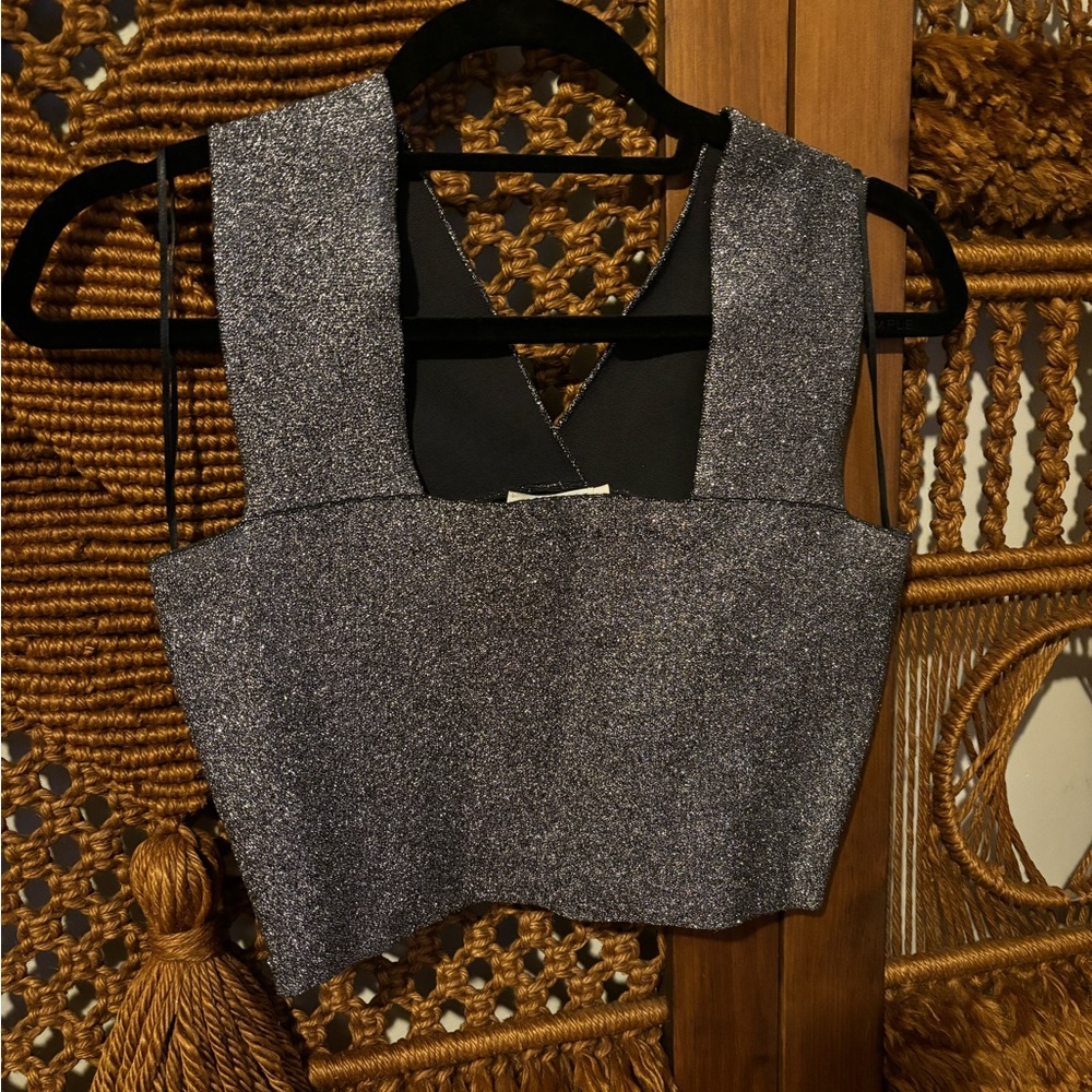 ALC glittery crop top